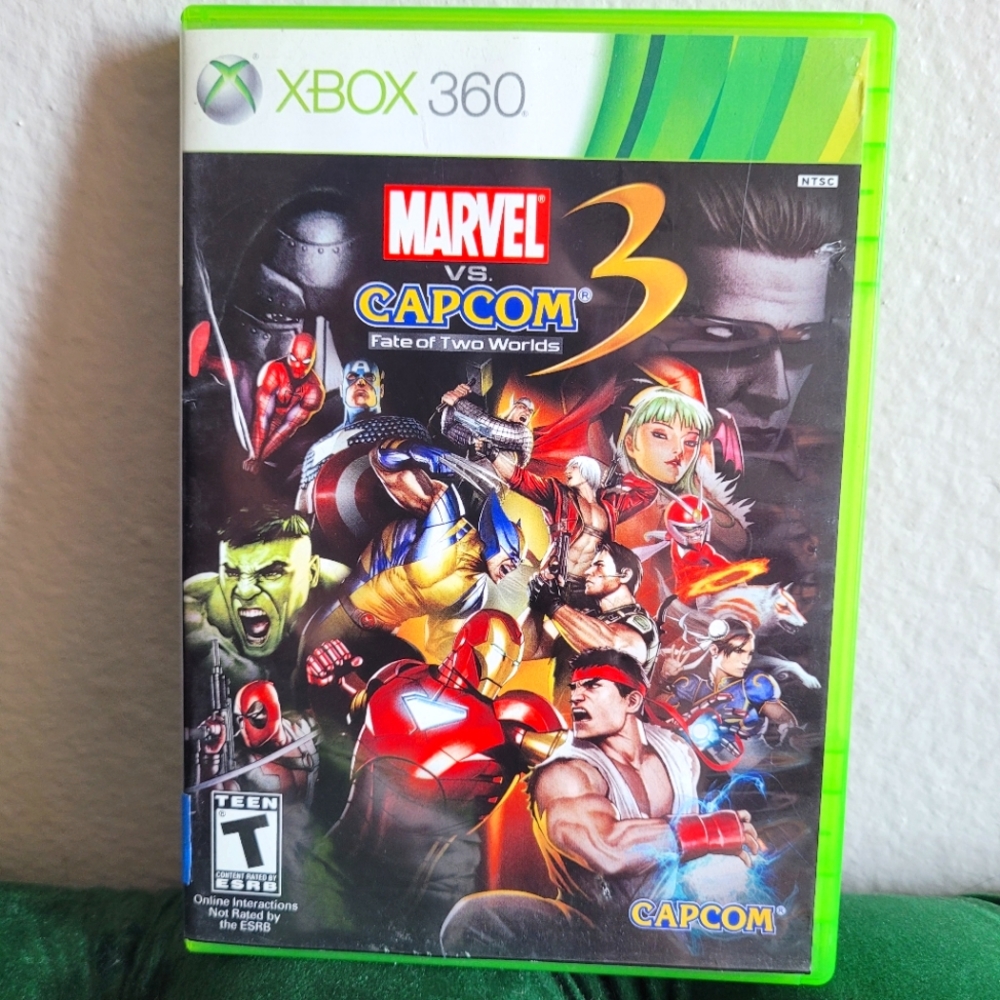 Marvel vs. Capcom 3: Fate of Two Worlds (Microsoft Xbox 360, 2011) CIB Complete